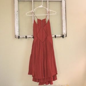 Burnt Orange Flowy Dress!
